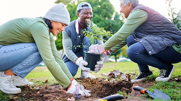 Community involvement to fight climate change